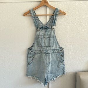 Jean overall shorts